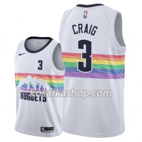 Dres Denver Nuggets Torrey Craig 3 Nike 2018-19 City Edition Bijela Swingman